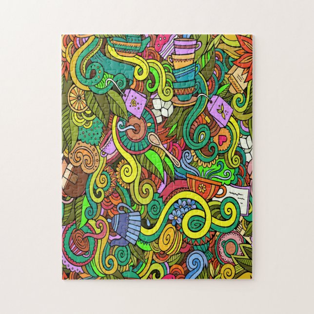 Tea Time Puzzle Pussel (Vertikal)