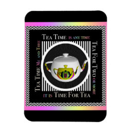 Tea Time  Refrigerator  Magnet