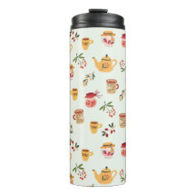 Tea Time Seamless Mönster