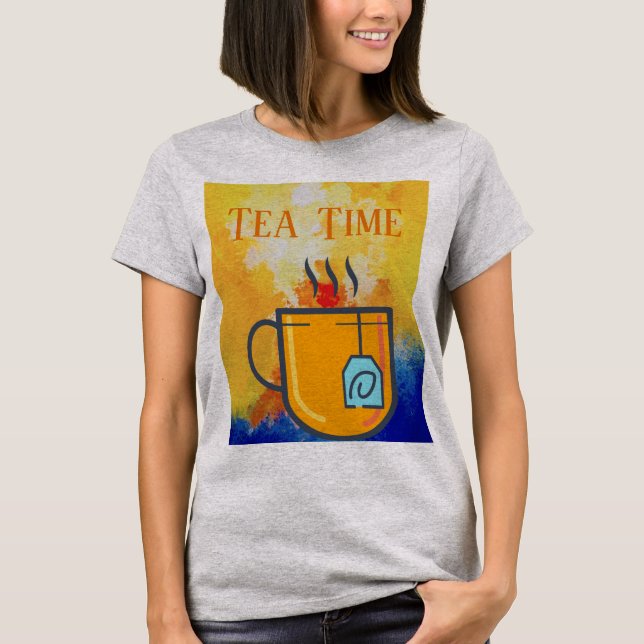 Tea Time T-Shirt (Framsida)