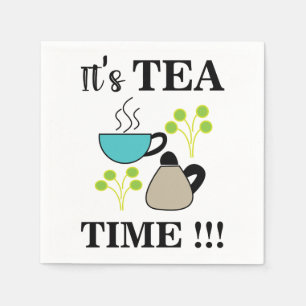 Tea Time Tea Kopp Party Pappersservett