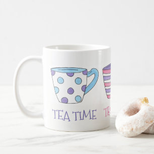 Tea Time Tekopp Tea Party Pastel Kaffemugg