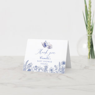 Tea Time Toile ThMB Shower Tack Kort