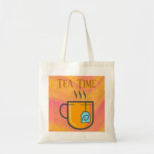 Tea Time Tote Bag Tygkasse