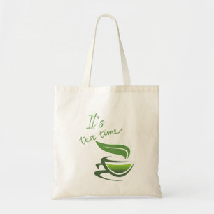 Tea Time Tote Tygkasse