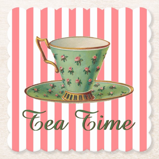 Tea Time Underlägg Papper (Framsida)