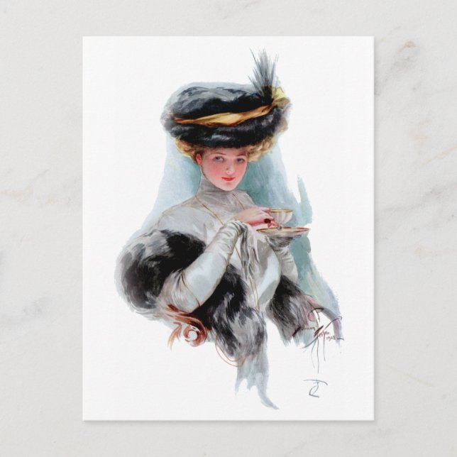 Tea Time Vykort (Framsida)