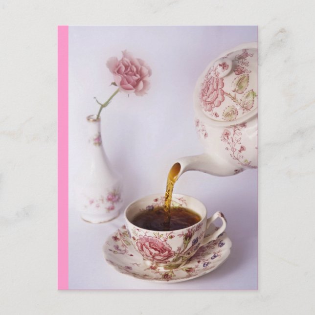 Tea Time Vykort (Framsida)