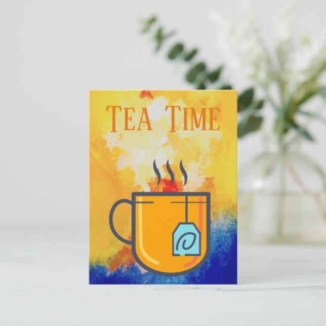 Tea Time-vykort Vykort (Stående Fram)