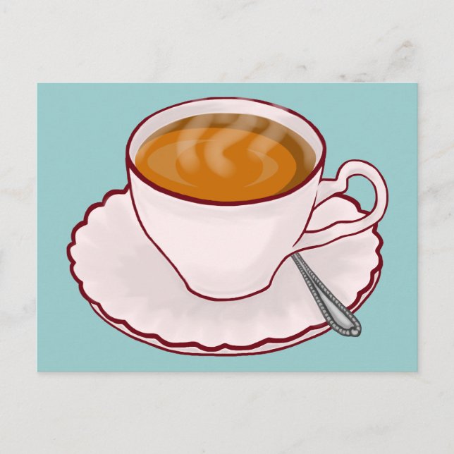 Tea Time-vykort Vykort (Framsida)