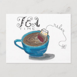 Tea Time-vykort Vykort