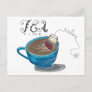 Tea Time-vykort Vykort