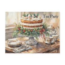 Tea Time with Cake Tea Party 