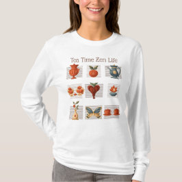 Tea Time Zen, färgad, T Shirt