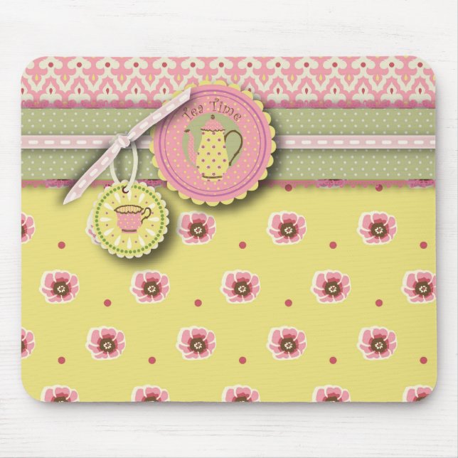 Tea tjänste- Mousepad Musmatta (Framsidan)