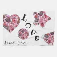 Tea Towel 40,6 cm x 61 cm Passionred