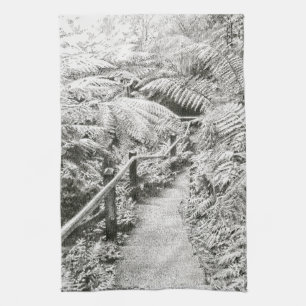 Tea Towel - "Ferntree Gully Descent" Kökshandduk