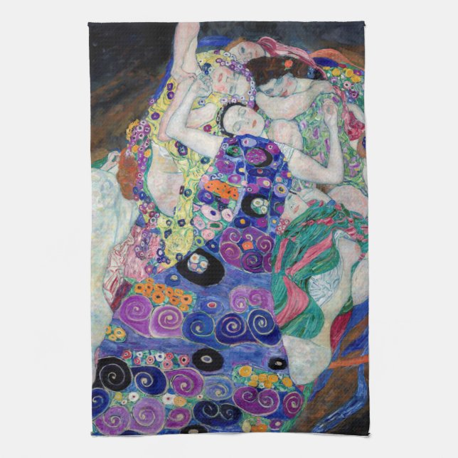 TEA TOWEL : GUSTAV KLIMT:VIRGIN KÖKSHANDDUK (Vertikal)