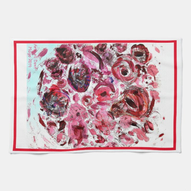 Tea Towel PASSIONRED Kökshandduk (Horisontell)