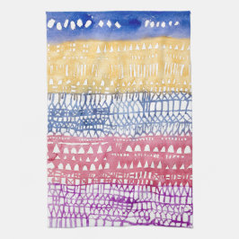 TEA TOWEL : PAUL KLEE : GAMMAL STAD KÖKSHANDDUK