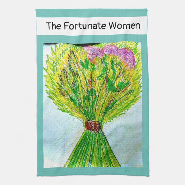 Tea Towel the Fortunate Women Kökshandduk (Vertikal)