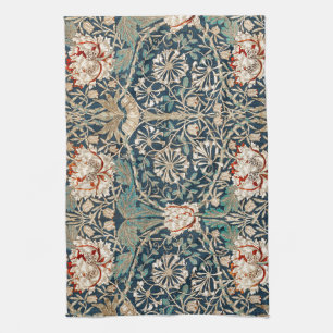 TEA TOWEL : WILLIAM MORRIS : HONEYSUCKLE KÖKSHANDDUK