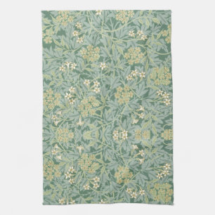 TEA TOWEL : WILLIAM MORRIS:JASMINE KÖKSHANDDUK