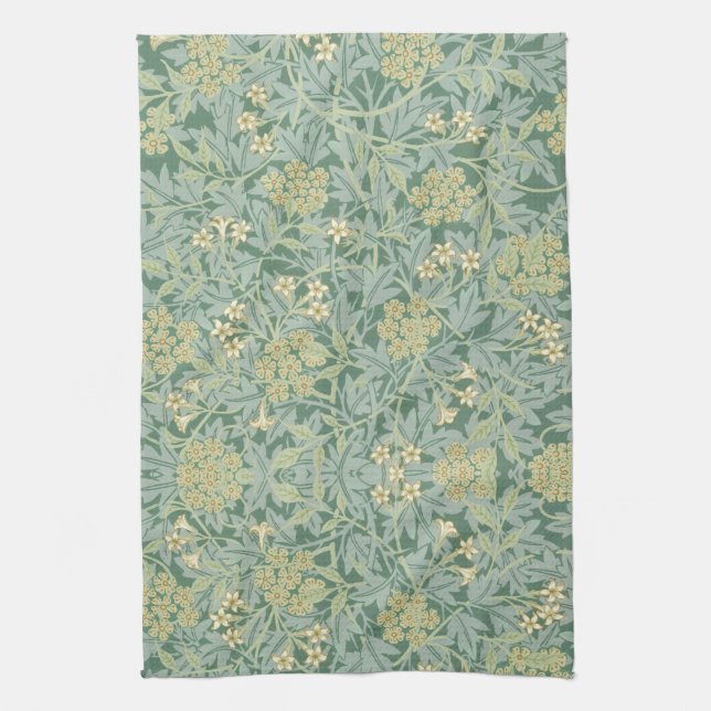 TEA TOWEL : WILLIAM MORRIS:JASMINE KÖKSHANDDUK (Vertikal)