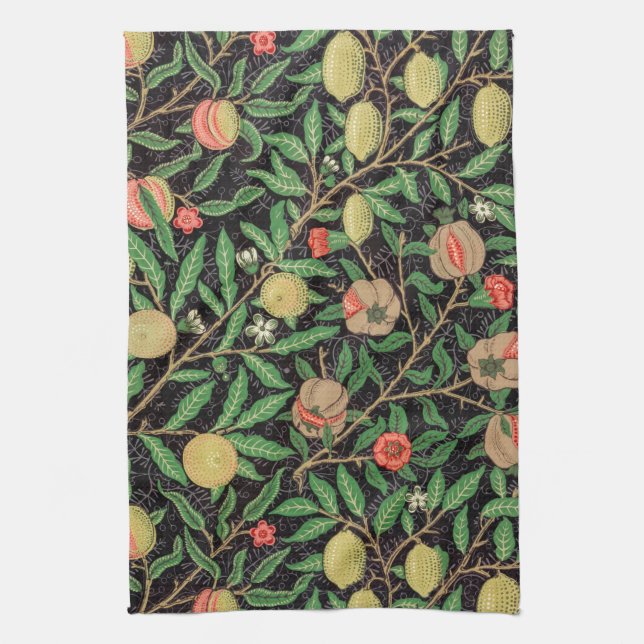 TEA TOWEL : WILLIAM MORRIS : POMEGRANAT KÖKSHANDDUK (Vertikal)