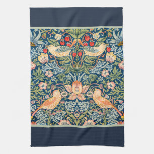 TEA TOWEL : WILLIAM MORRIS : STRAWBERRY THIEVES KÖKSHANDDUK