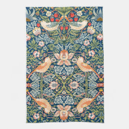 TEA TOWEL : WILLIAM MORRIS:STRAWBERRY THIEVES KÖKSHANDDUK