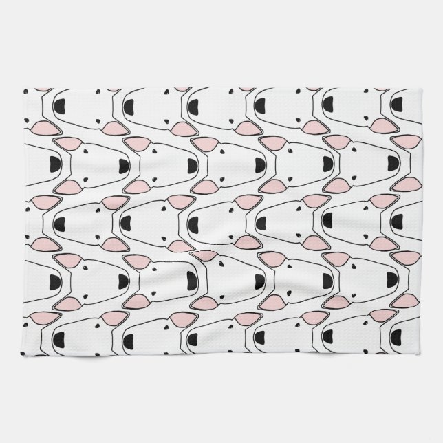 Tea Tower med fullt Gridlock Kökshandduk (Horisontell)