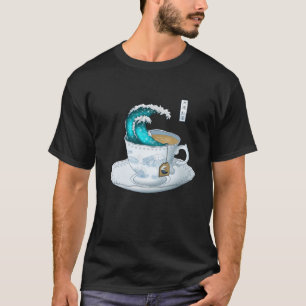 Tea Underbar Wave Av Kanagawa T Shirt