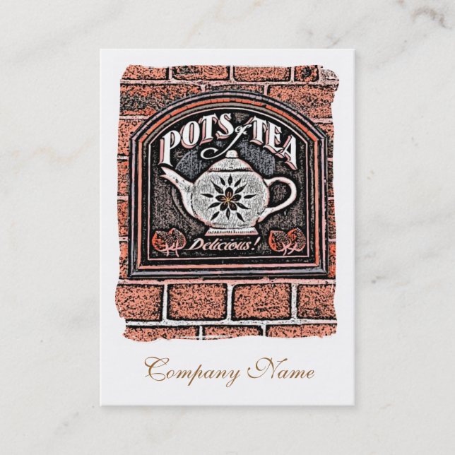 TEA VISITKORT (Framsida)