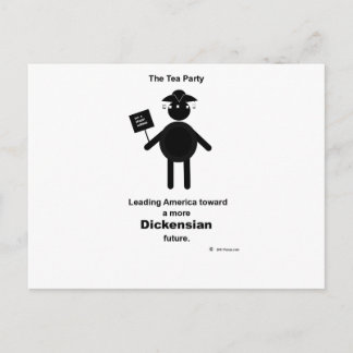 Teabagger Dickensian Vykort