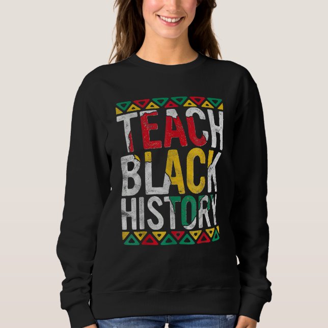 Teach Black History Month Afro African Pride Boys  T Shirt (Framsida)