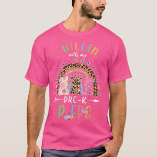 Teach Cutest Little Bunnies PreK Teacher Påsk Ra T Shirt