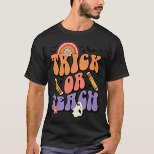 Teach eller Teach Retro Fall Halloween Costumes Te T Shirt
