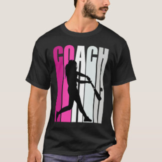 Teach Female Baseballteacher Master Coach Softball T Shirt