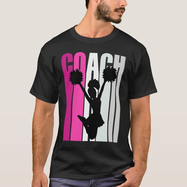 Teach Female Cheerleading Teacher Master Coach Che T Shirt (Framsida)