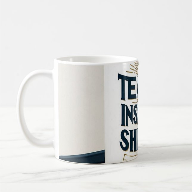 Teach. Inspire. Shine. Teacher Mug Kaffemugg (Vänster)