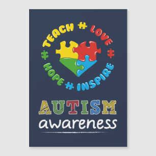 Teach Kärlek Hope Inspire Autism Awareness