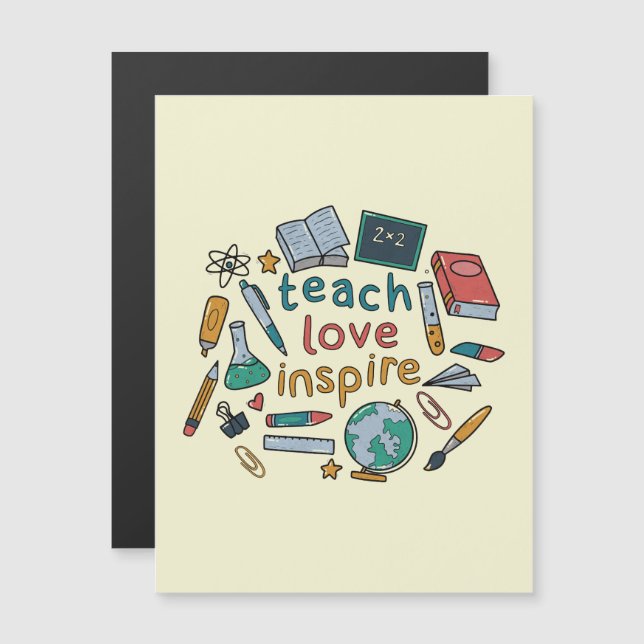 Teach Kärlek Inspire (Fram/baksida)
