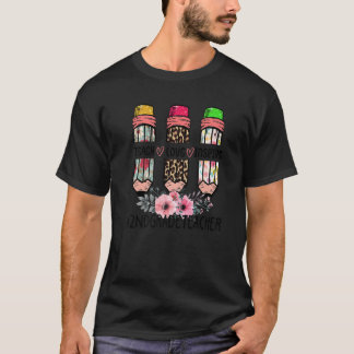 Teach Kärlek Inspire 2:a Klass Lacher Crayon Premi T Shirt