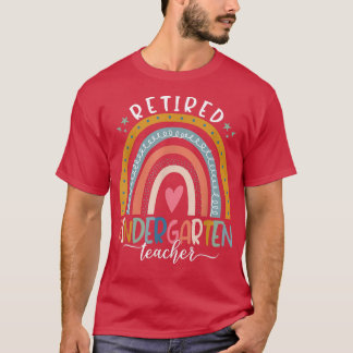 Teach Kärlek Inspire Boho Rainbow Retrött Kinderga T Shirt