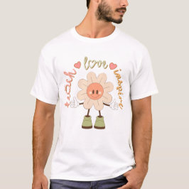 Teach Kärlek Inspire | Cute Teacher T-Shirt