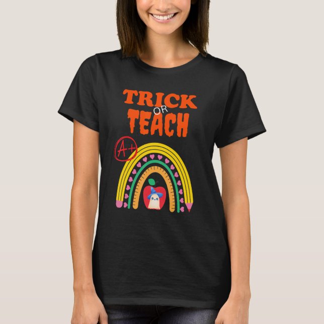 Teach Kärlek Inspire Funny Teacher-utvärdering 202 T Shirt (Framsida)
