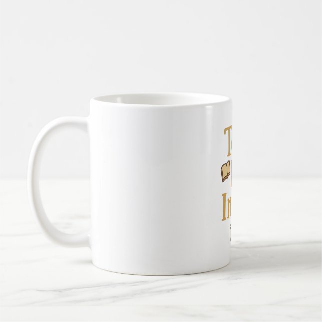 Teach Kärlek Inspire Kaffemugg (Vänster)