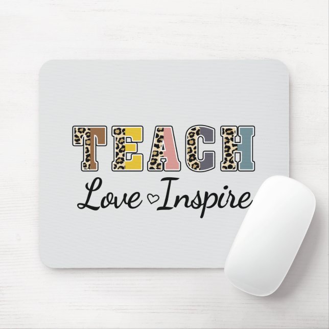 Teach, Kärlek, Inspire Musmatta (Med mus)