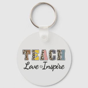 Teach, Kärlek, Inspire Nyckelring